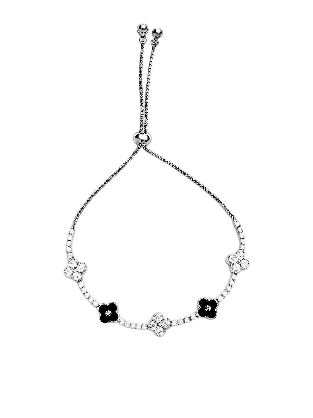 Clover De Luxe Yonca Bileklik Gümüş