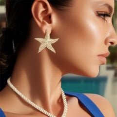 Deniz Yıldızı Küpe