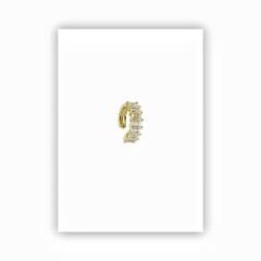 Küçük Baget Taşlı Ear Cuff Küpe