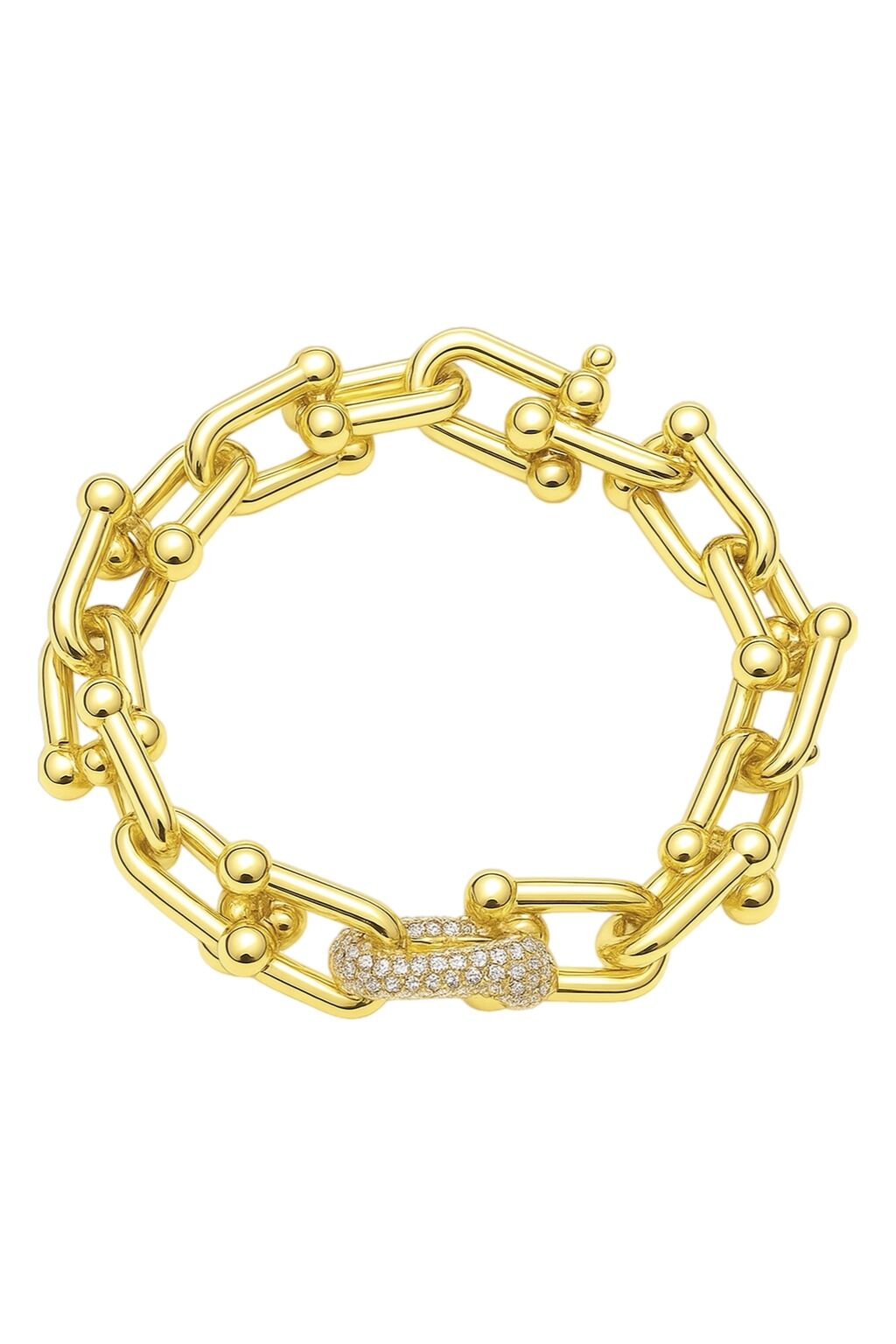 Tiff Link Bileklik Gold