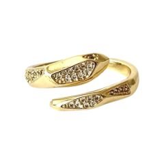 Oval Taşlı Yılan Yüzük