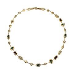 7 Elements Oval Kolye