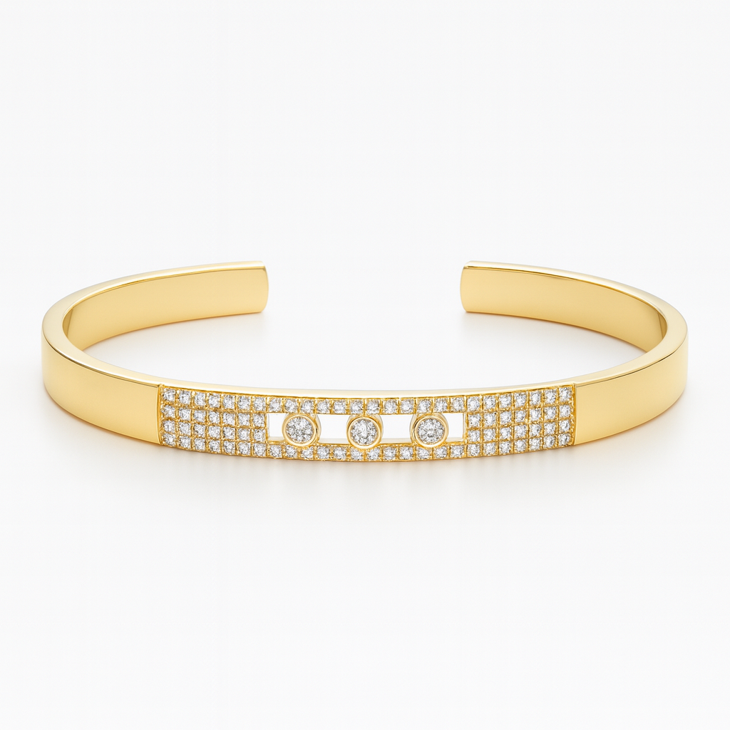 Solenne Trio Bileklik Gold