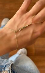 Renkli Baget Taşlı Şahmeran