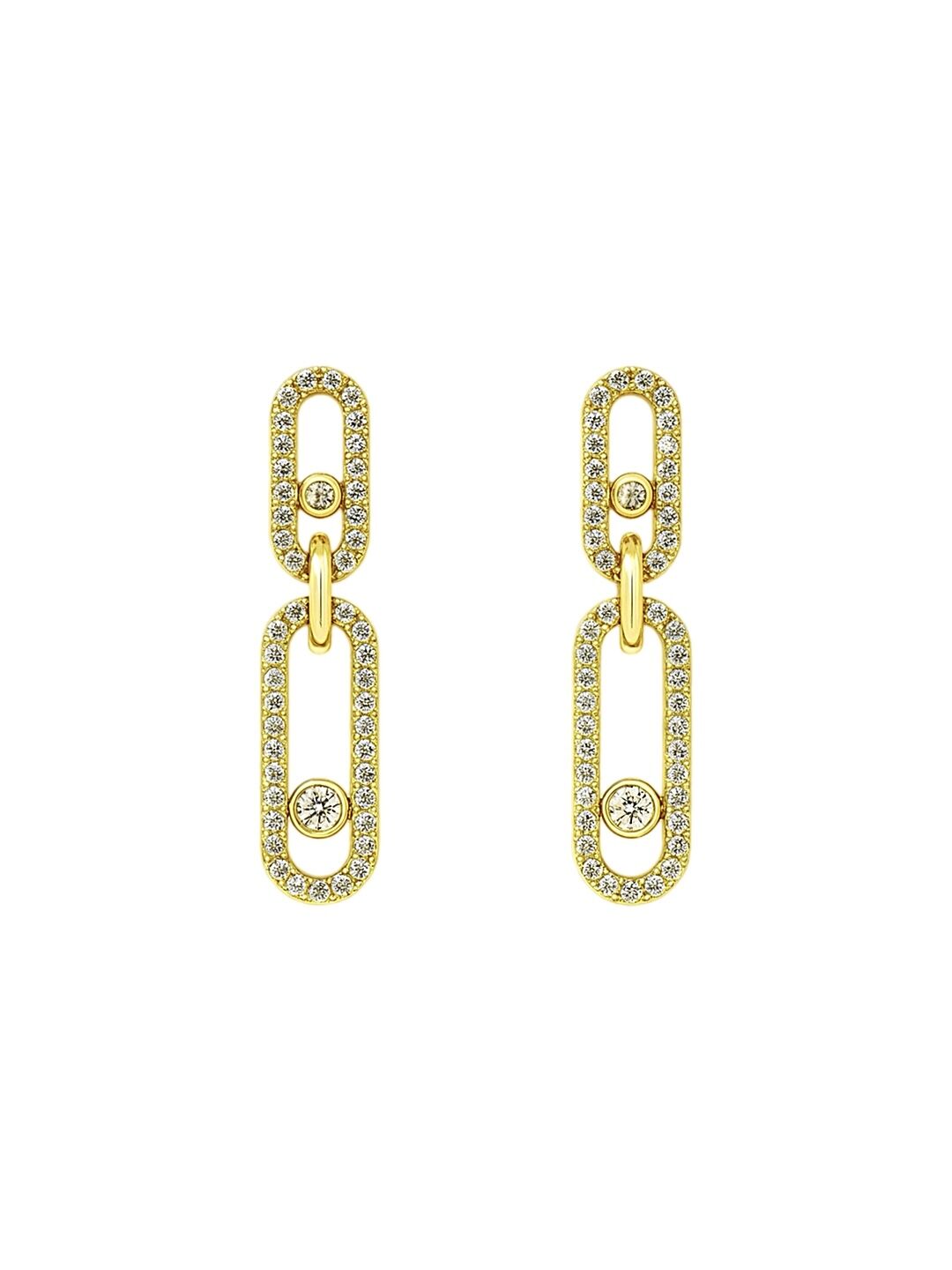 Mesi Duo Küpe Gold