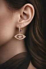 Lumina Eye Drop Taş Detaylı Göz Küpe