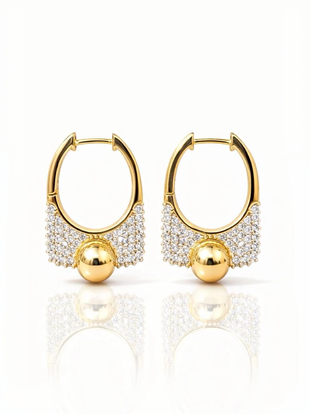 Rbow Rhea Taş Detaylı Küpe