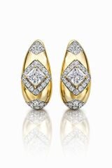 Noctis Baget Zirkon Taşlı Gold Küpe