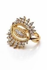 Veyra Bold Zirkon Taşlı Göz Detaylı Nazar Yüzük