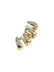 Curve Zirkon Taşlı Spiral Ear Cuff Küpe