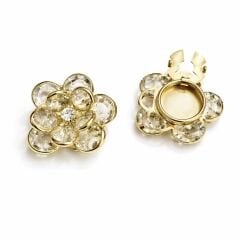 Sense of Atelier Daisy Eclat Düğme Broşu (Çift)