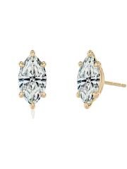 Aurel Marquise Aura Altın Kaplama Markiz Taşlı Küpe