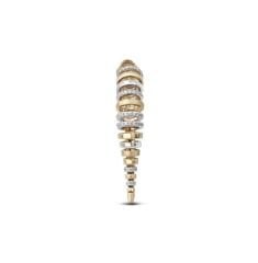 Rbow Layer Drop Çok Halkalı Taşlı Altın Kaplama Küpe