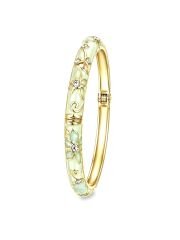Flora Glow Bangle Kelepçe Bileklik Turkuaz
