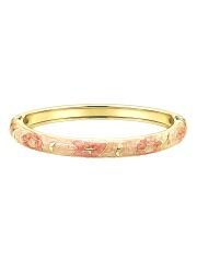 Flora Glow Bangle Kelepçe Bileklik Somon
