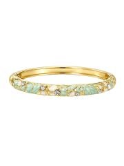 Flora Glow Bangle Kelepçe Bileklik Yeşil