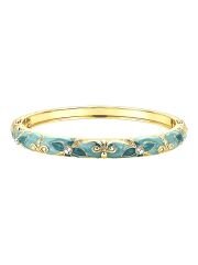 Flora Glow Bangle Kelepçe Bileklik Turkuaz