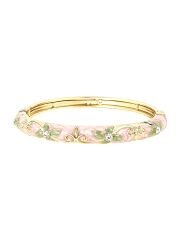 Flora Glow Bangle Kelepçe Bileklik Pembe