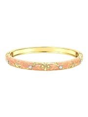 Flora Glow Bangle Kelepçe Bileklik Mercan