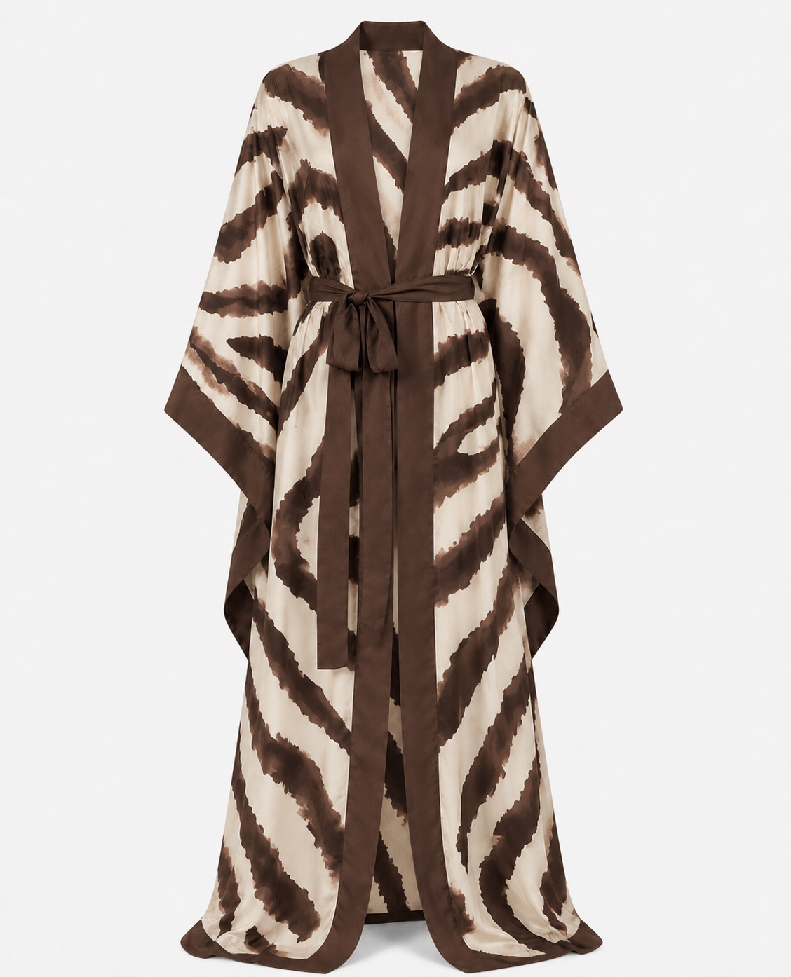 Nomad Desenli Kimono Kahverengi - L/XL