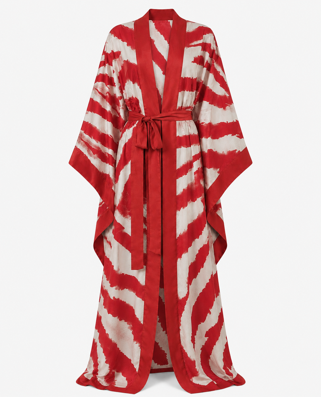 Nomad Desenli Kimono Kırmızı - S/M