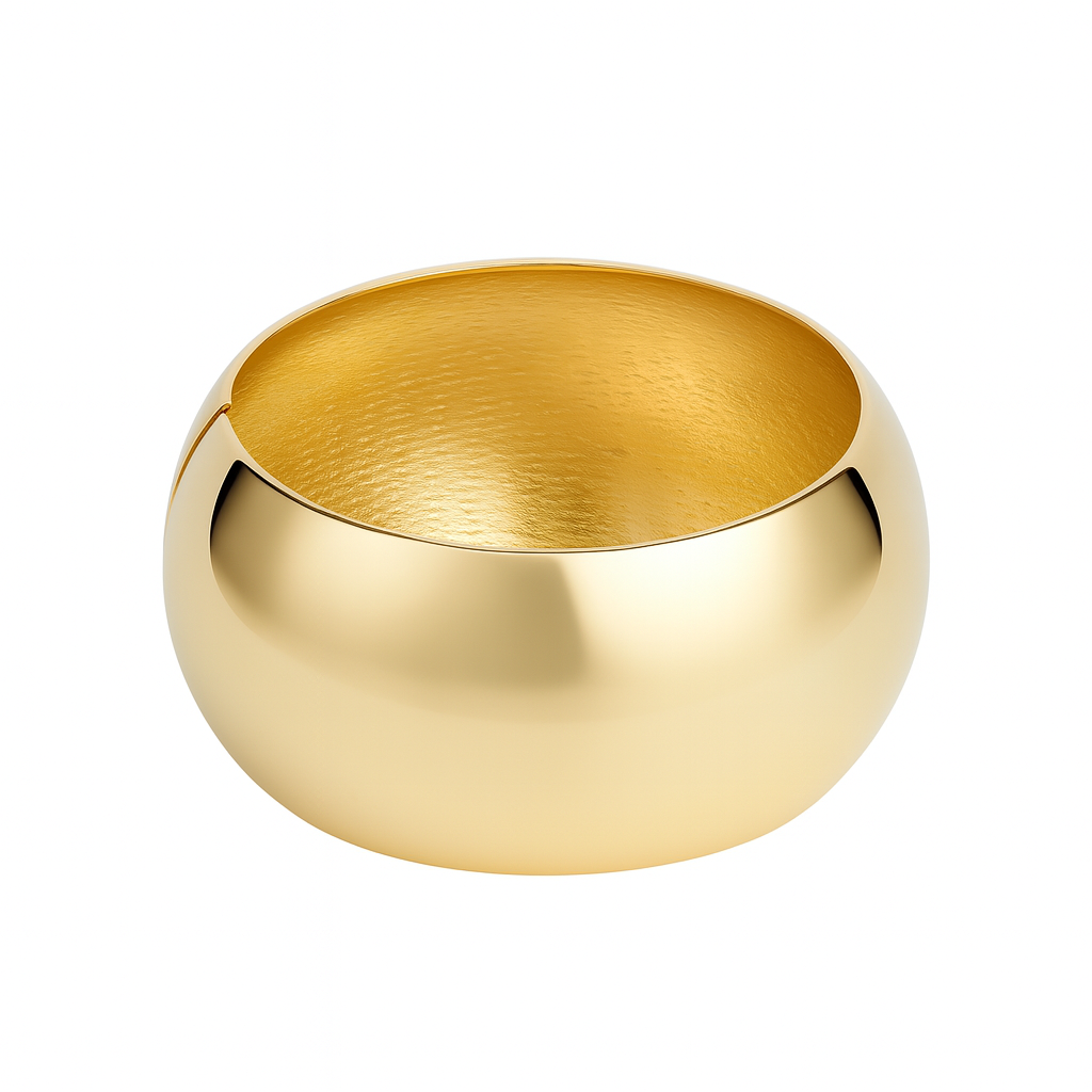 Bold Cuff Kelepçe Bileklik Gold