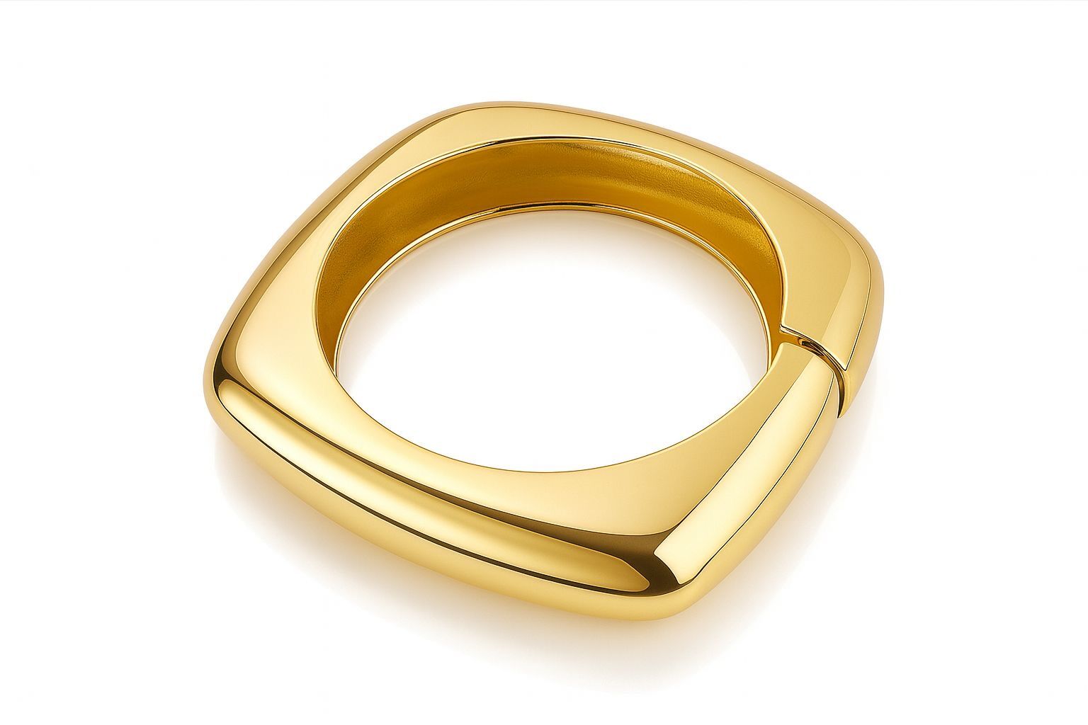 Nova Cube Kelepçe Bileklik Gold