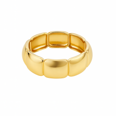 Golden Cube Kelepçe Bileklik