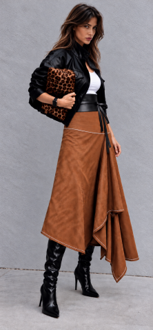 Femme Süet Etek