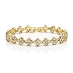 Taşlı Yonca Bileklik