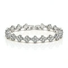 Taşlı Yonca Bileklik