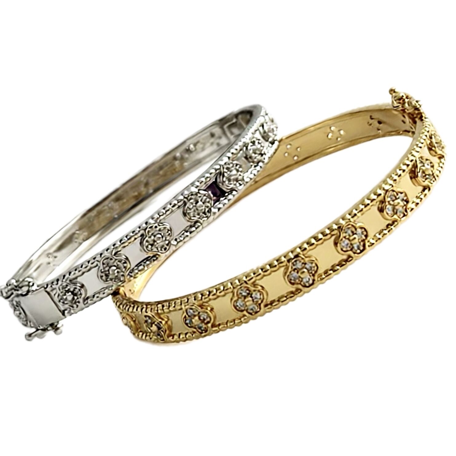 Yonca İnce Kelepçe Bileklik