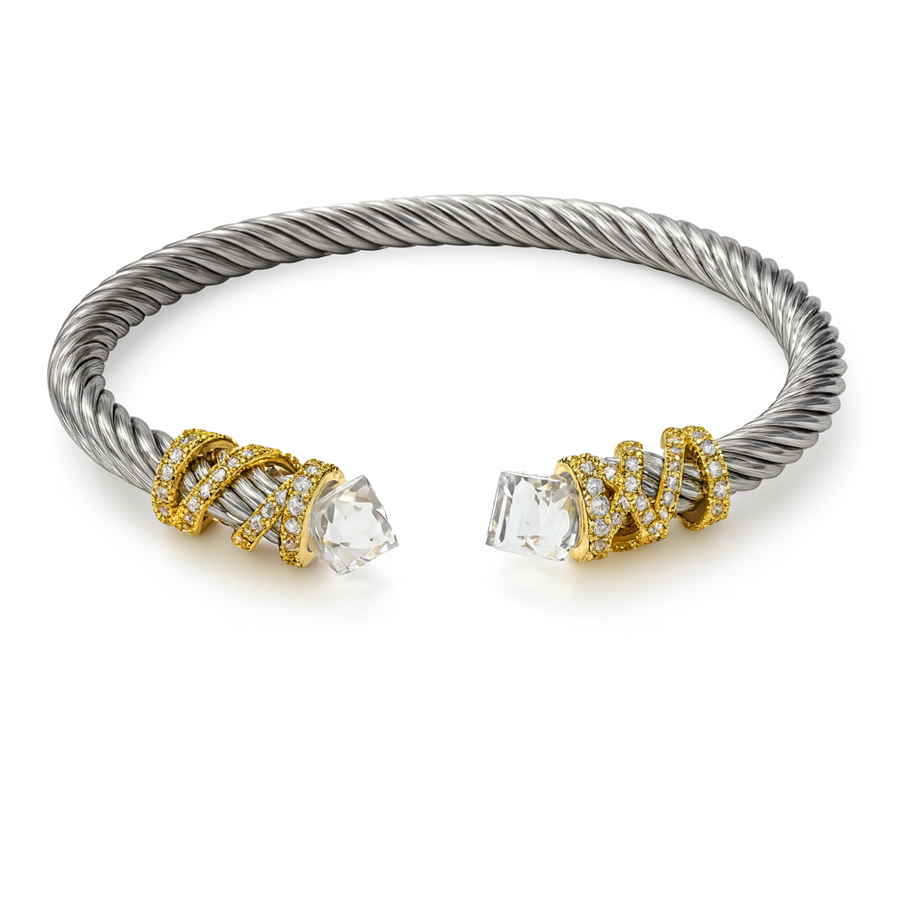 Crystal Crown Bangle Bileklik