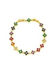 Multi Color Yonca Bileklik