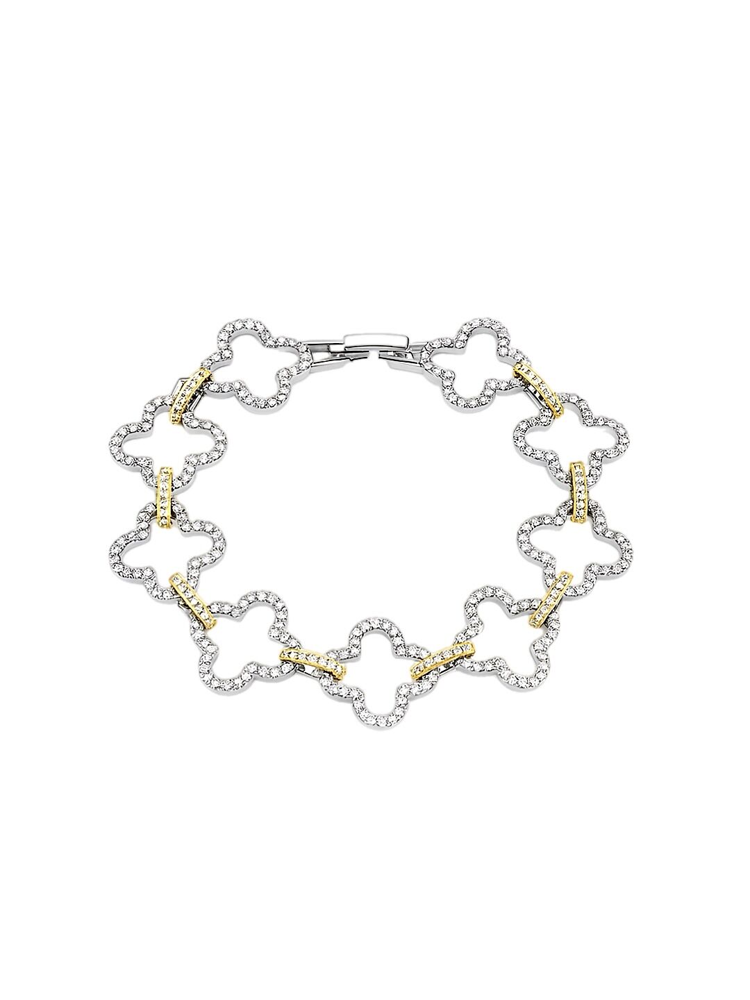 Duo Taşlı Yonca Bileklik