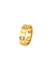 CTR Taşlı Yüzük Gold - 7
